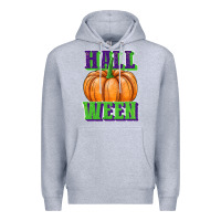 Heather Grey hall o ween Premium Hoodie - JahusDesignShop