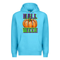 Ocean Blue hall o ween Premium Hoodie - JahusDesignShop