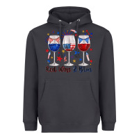 Smoke red wine and blue wine glasses Heavyweight Hoodie - texasbilliewilder