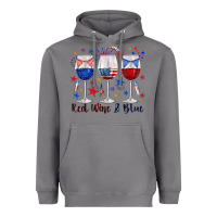Storm red wine and blue wine glasses Heavyweight Hoodie - texasbilliewilder