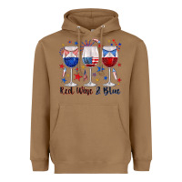 Toasted Coconut red wine and blue wine glasses Heavyweight Hoodie - texasbilliewilder