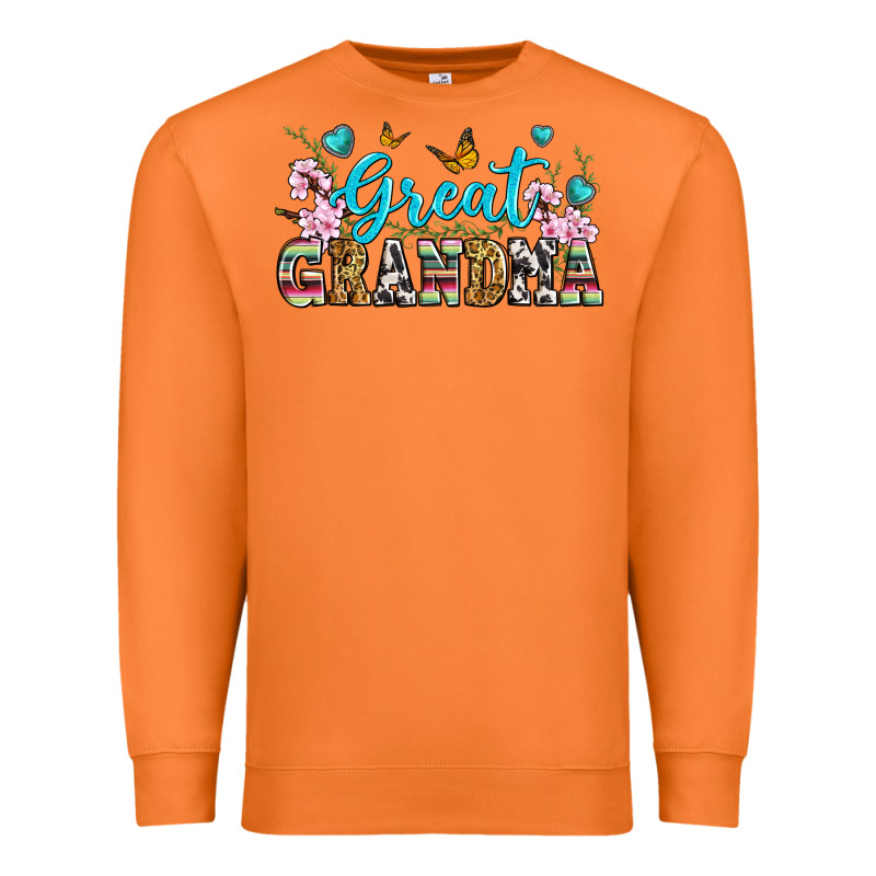 Great Grandma Premium Sweatshirt by Zillion Design Studio | Teevron