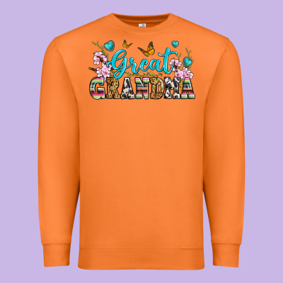 Great Grandma Premium Sweatshirt Designed By Zillion Design Studio