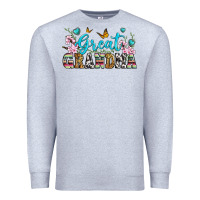 Heather Grey great grandma Premium Sweatshirt - Zillion Design Studio