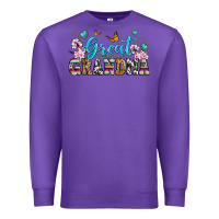 Purple great grandma Premium Sweatshirt - Zillion Design Studio