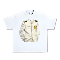 White us navy Urban Heavy Tee - RanaPortraitStore