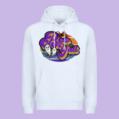 Boo Y'all Premium Hoodie Designed By Jahusdesignshop