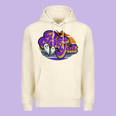 Boo Y'all Premium Hoodie Designed By Jahusdesignshop