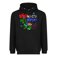 Red White Rawr Billie Wilder Heavyweight Hoodie | Teevron