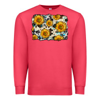 Cardinal cowhide sunflower pattern Premium Sweatshirt - Zillion Design Studio
