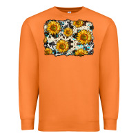 Carrot cowhide sunflower pattern Premium Sweatshirt - Zillion Design Studio