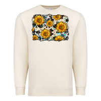 Sandshell cowhide sunflower pattern Premium Sweatshirt - Zillion Design Studio
