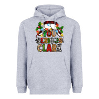 Heather Grey you serious clark Heavyweight Hoodie - Zillion Design Studio