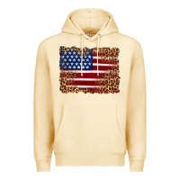 Pina Colada american flag and leopard Premium Hoodie - Artiststas