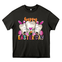 Asphalt Happy Easter Heavy Core Tee - CowhideDigitalArt