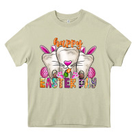 Mossy Happy Easter Heavy Core Tee - CowhideDigitalArt