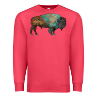 Cardinal aztec bison Premium Sweatshirt - RanaPortraitStore