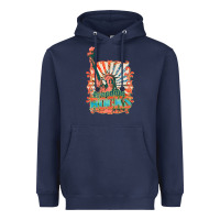 Navy retro freedom rocks billie wilder Heavyweight Hoodie - texasbilliewilder