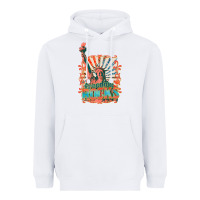 White retro freedom rocks billie wilder Heavyweight Hoodie - texasbilliewilder
