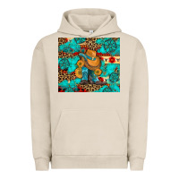 Cowboy Boots With Turquoise And Aztec Urban Hoodie | Teevron