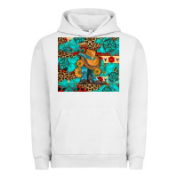 Pigment Lunar Rock cowboy boots with turquoise and aztec Urban Hoodie - Artiststas