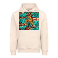 Sandshell cowboy boots with turquoise and aztec Urban Hoodie - Artiststas