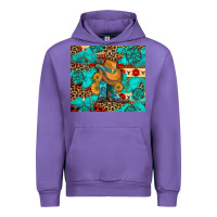 Tulip cowboy boots with turquoise and aztec Urban Hoodie - Artiststas
