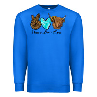 True Royal peace love cow Premium Sweatshirt - RanaPortraitStore