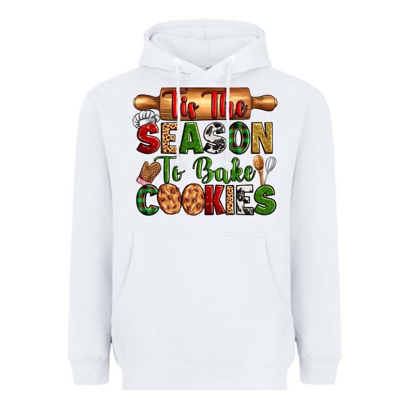 Tis The Season To Bake Cookies Heavyweight Hoodie by Zillion Design Studio | Teevron