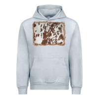 Heather Grey cowhide background Urban Hoodie - AdoDesignShop
