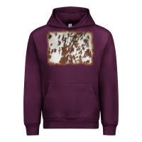 Mauve Wine cowhide background Urban Hoodie - AdoDesignShop