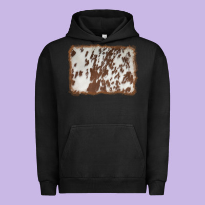 Cowhide Background Urban Hoodie Designed By Adodesignshop