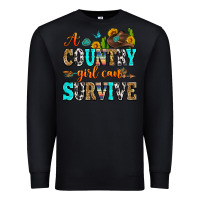 Black a country girl can survive Premium Sweatshirt - Zillion Design Studio
