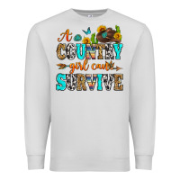 Dove Grey a country girl can survive Premium Sweatshirt - Zillion Design Studio