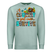 Seafoam a country girl can survive Premium Sweatshirt - Zillion Design Studio
