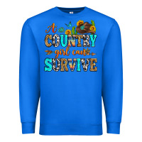 True Royal a country girl can survive Premium Sweatshirt - Zillion Design Studio