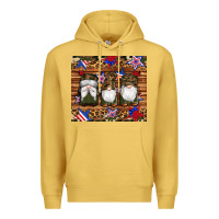 Antique Gold camouflage gnomes american flag star leopard Premium Hoodie - Artiststas