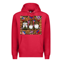 Cardinal camouflage gnomes american flag star leopard Premium Hoodie - Artiststas