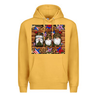 Mustard camouflage gnomes american flag star leopard Premium Hoodie - Artiststas