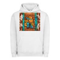 Pigment Lunar Rock cowboy boots turquoise aztec cowhide Urban Hoodie - Artiststas