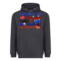 Smoke running on iced coffe and freedom Heavyweight Hoodie - texasbilliewilder