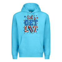 Ocean Blue let's get lit Premium Hoodie - BundleAndBundleShop