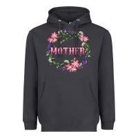 Smoke mother with floral wreath Heavyweight Hoodie - RanaPortraitStore
