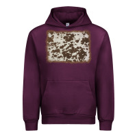 Mauve Wine cowhide background Urban Hoodie - AdoDesignShop