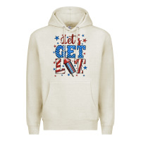 Oatmeal Heather let's get lit Premium Hoodie - BundleAndBundleShop