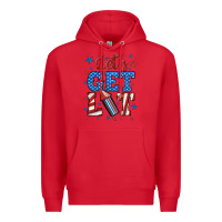 Red let's get lit Premium Hoodie - BundleAndBundleShop