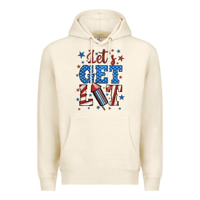 Let's Get Lit Premium Hoodie by BundleAndBundleShop | Teevron
