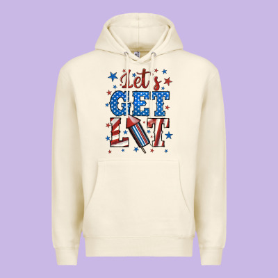 Let's Get Lit Premium Hoodie Designed By Bundleandbundleshop