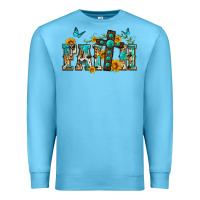 Ocean Blue western faith Premium Sweatshirt - Zillion Design Studio