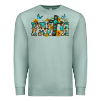 Seafoam western faith Premium Sweatshirt - Zillion Design Studio